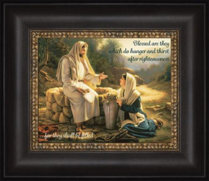 ... Quote Frames Living Water 12x14 framed Strata Design with quote