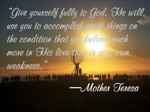 Quotes Mother Teresa and 'Anyway' poem