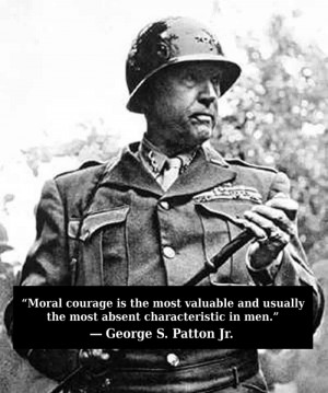 Moral courage is the most valuable and usually the most absent ...