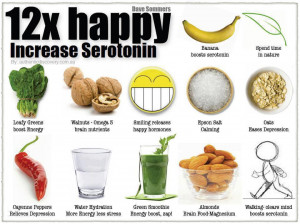 Get your happy chemical serotonin on fire