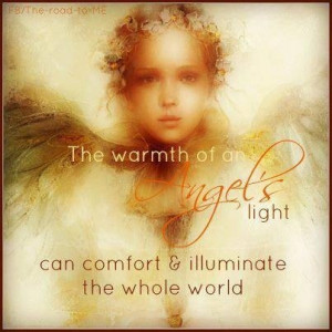 The Warmth Of An Angel’s Light Can Comfort & Illuminate The Whole ...