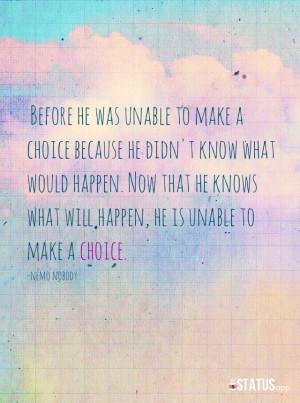 Mr Nobody Movie Quotes