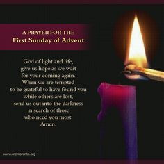 Prayer for the First Sunday of Advent