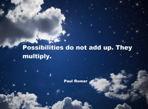 Inspirational Quote About Possibilities wallpaper