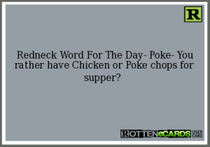 Redneck Word Of The Day