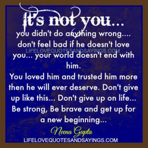 Be Strong Be Brave..