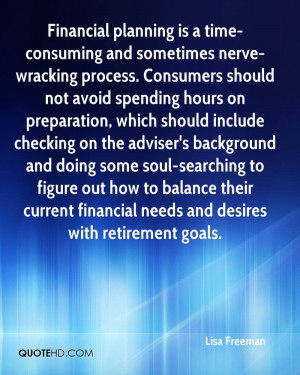 Financial planning is a time-consuming and sometimes nerve-wracking ...