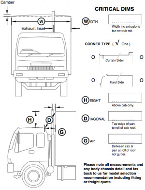 Rigid Truck Fitting Measure & Quote