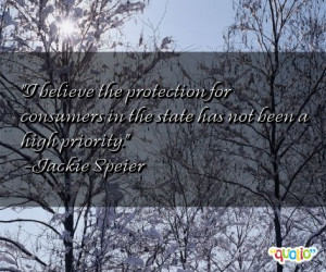 believe the protection for consumers in