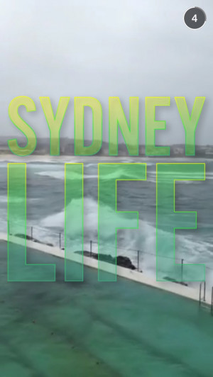 Sydney Life Snapchat Story on April 19th, 2015 | Wojdylo Social Media