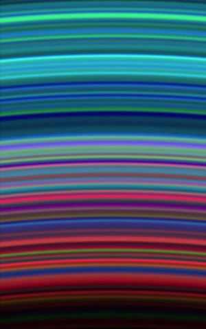 saturn s colorful rings this colorful image shows a section of saturn ...