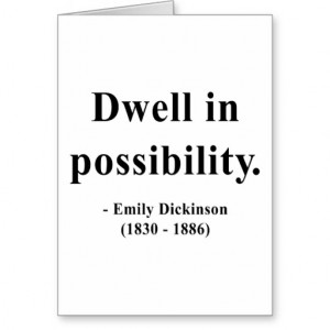 Emily Dickinson Quote 2a Cards