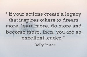 Dolly Parton inspiring quote on leadership - http://www ...