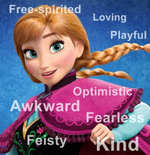 Princess Anna Inner beauty: Anna is more daring than graceful and, at ...