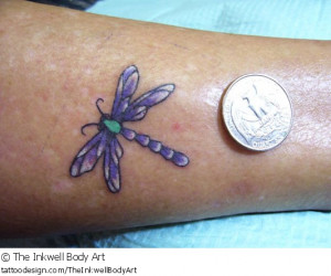 Small Dragonfly Tattoos For Girls