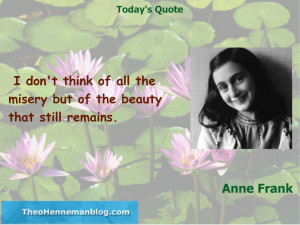 Anne Frank: Misery and Beauty