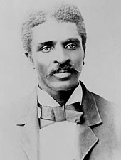 George Washington Carver, Iowa State College graduation portrait,1894.