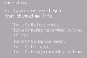 Dear Husband.