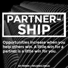 The spirit of Partnership needs to be infused in every interaction ...
