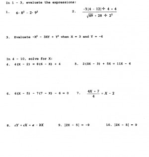 Order of Operations Word Problems