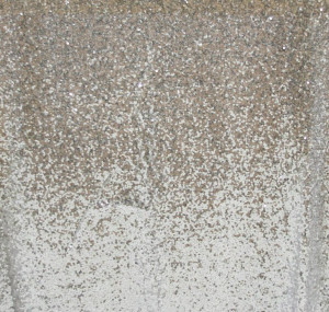 Silver Sequin Table Runner