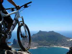 Cape Town mountain biking Hout Bay view