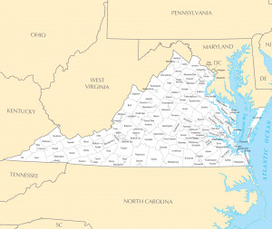 Download Virginia Physical Map (pdf)