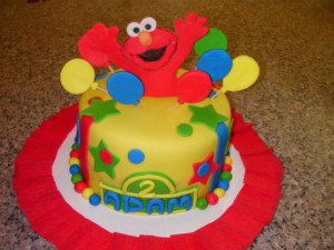 Elmo 2nd Birthday Cakes