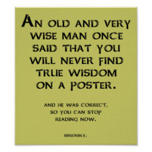 Wise Sayings Posters & Prints