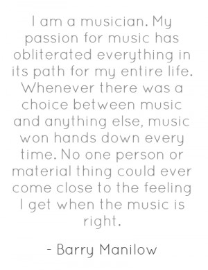 quotes about passion for music