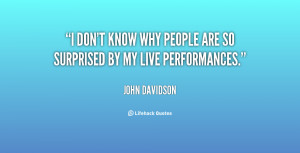 It wasn't until I went to college that I met the theatre people and ...