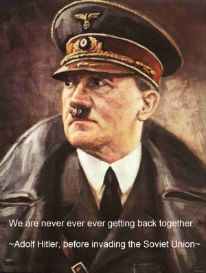 This Is Genius, Taylor Swift Quotes Layered Over Pictures Of Hitler!