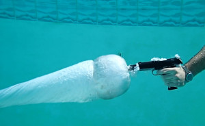 Interesting Photo of the Day: Underwater Gunshot