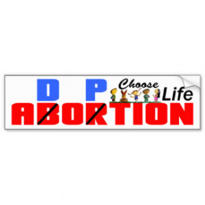 Adoption: Choose Life! Car Bumper Sticker