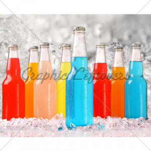 Alcohol Colorful Drinks Drunk Ice Cubes Image