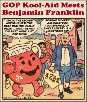 Cartoon GOP Kool-Aid Ben Franklin-jpg
