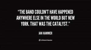 The band couldn't have happened anywhere else in the world but New ...