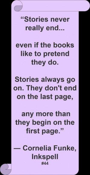 Cornelia Funke ♥ ~ #Quote #Author #Books #Stories