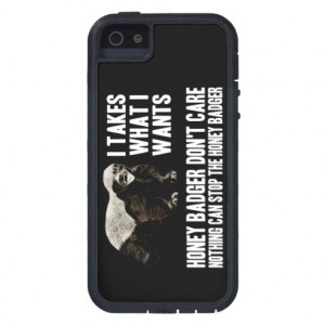 honey_badger_funny_quotes_iphone_5_cases ...