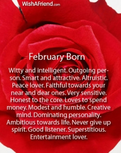 February's Birthdays