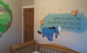 This mural was commissioned by a couple to go in their babies unisex ...