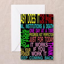 Alcoholics Anonymous Greeting Cards