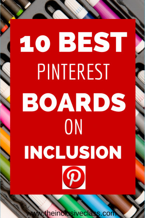 ... would like to give you a list of my favorite Inclusion boards