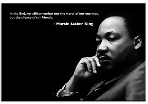 Martin Luther King Silence Quote