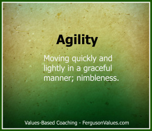 How can the value of agility help you create competitive advantage?