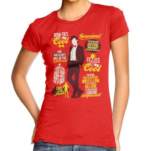 11th Doctor Quotes - Women's Fitted T-Shirt