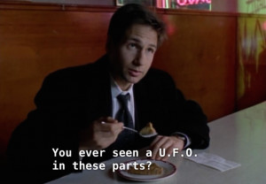 UFO alien abduction mulder x files Fox Mulder