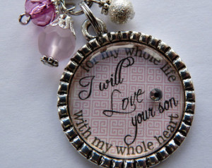 Loving Mother In Law Quotes Mother of the groom necklace,