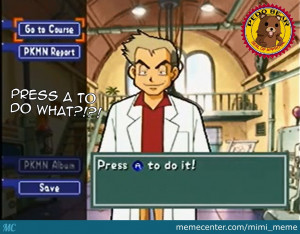 Professor Oak...? Oh (Pokémon) Snap!