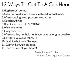 1,698 notes · #12 ways to get a girls heart #good boyfriend # ...